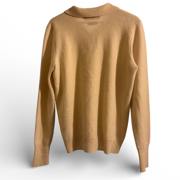 Polo Ralph Lauren long-sleeve knit polo shirt lambswool size M - Picture 4 of 10